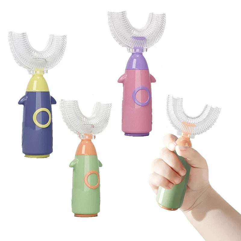 Soft Silicone Baby Toothbrush U-shaped