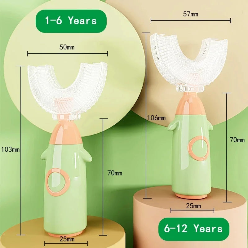 Soft Silicone Baby Toothbrush U-shaped