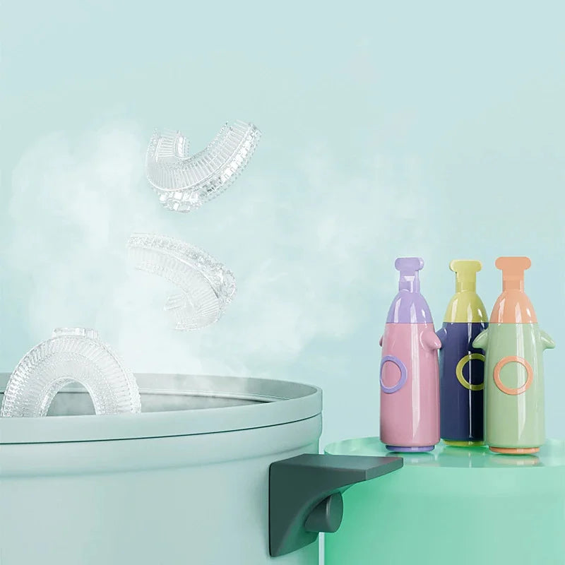 Soft Silicone Baby Toothbrush U-shaped